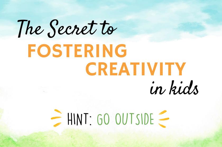 The secret to fostering creativity in children